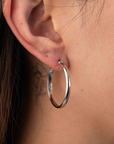 Thin Rounded Hoops