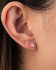Round CZ Studs