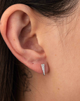 Inverted Triangle Studs