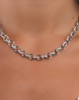 Chunky Rolo CZ Chain