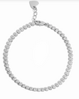 Bezel Tennis Bracelet