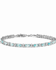 Aqua Tennis Bracelet