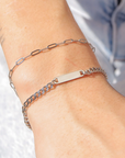 Stainless Steel Paperclip Bracelet