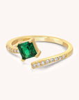 Emerald Wrap Around Ring