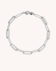 Paperclip CZ Bracelet