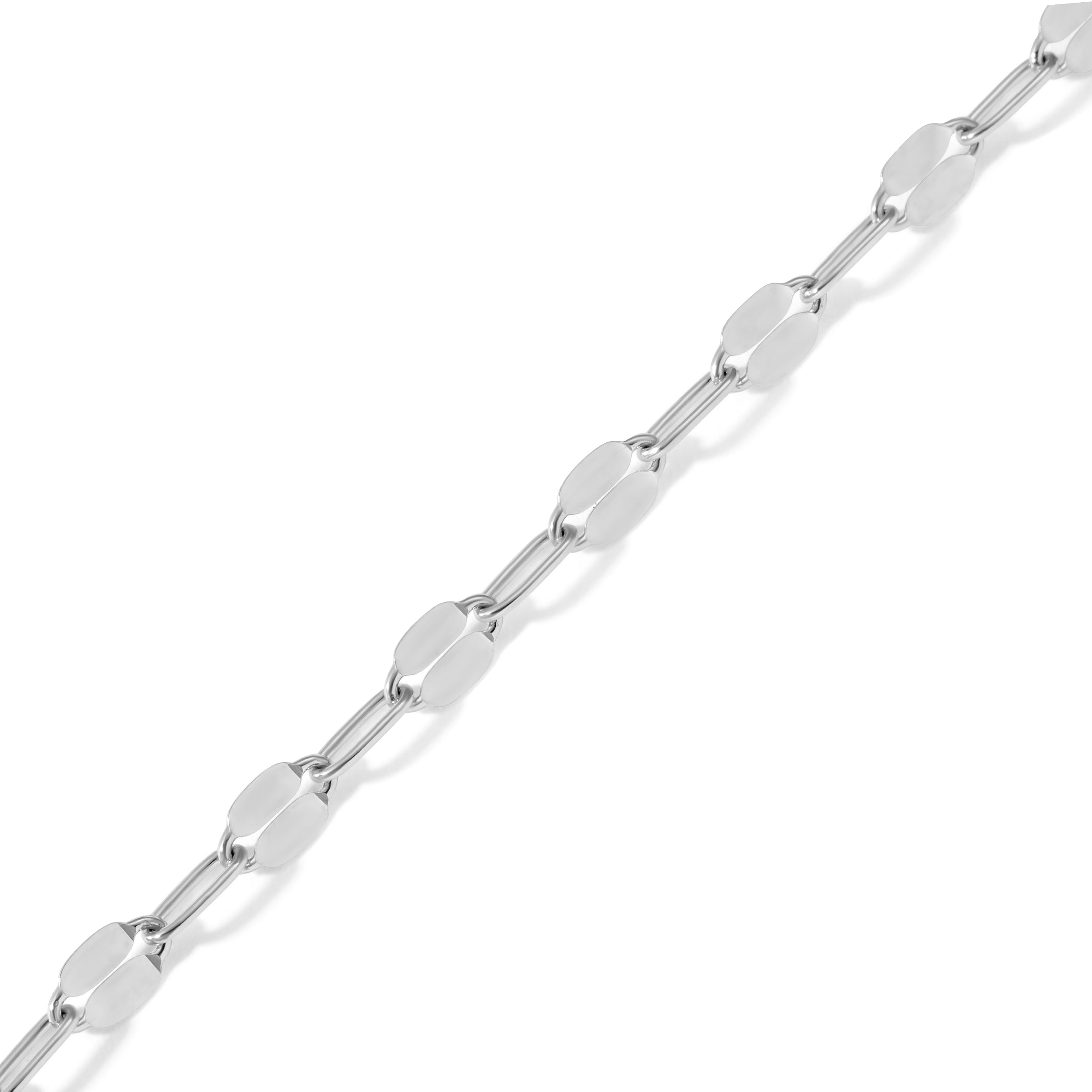 Wide Double Dapped Bar Chain