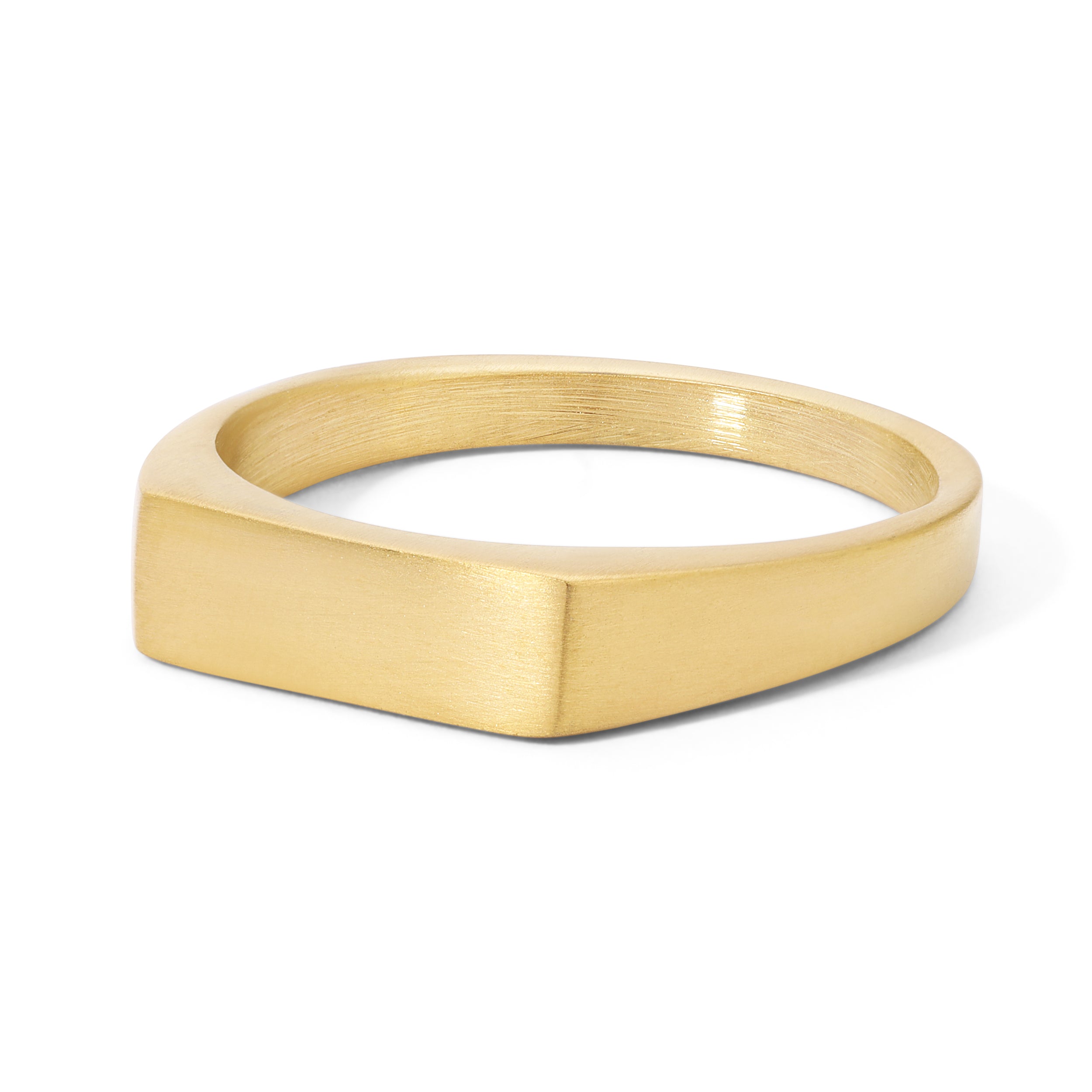 Stainless Steel Rectangle Signet Ring