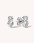 Circle Heart Studs