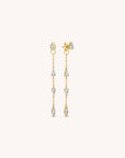 Teardrop Dangle Studs