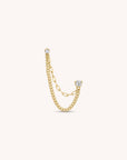 Cuban Paperclip Chain Earring