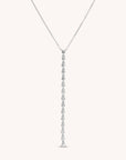 CZ Bezel Lariat