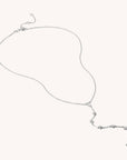 Teardrop CZ Lariat