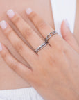 Stainless Steel Twist Ring