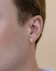 CZ Cross Studs