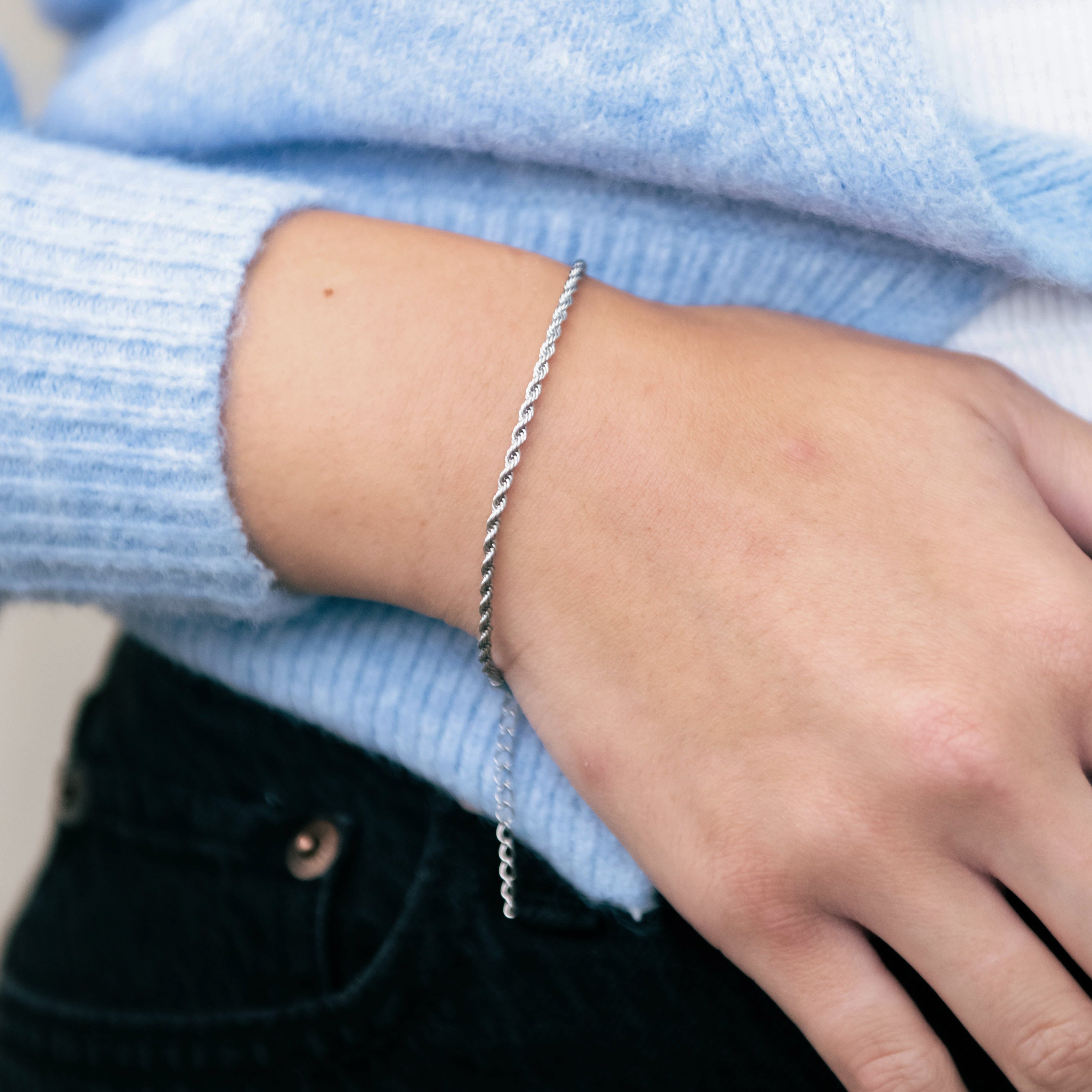 Stainless Steel Rope Bracelet