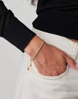Two Tone Bezel Bracelet