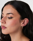 Graduated Bezel CZ Studs