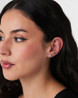 Circle Heart Studs