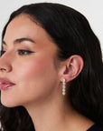 Elongated Mix Stone Studs