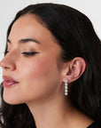 Elongated Mix Stone Studs