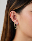 Cuban Paperclip Chain Earring