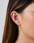 Flower Chain Drop Studs