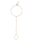 Stainless Steel Satellite Beaded Hand Chain