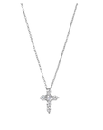 CZ Cross Pendant Necklace