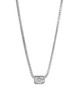 Bezel Emerald Cut Cuban Necklace