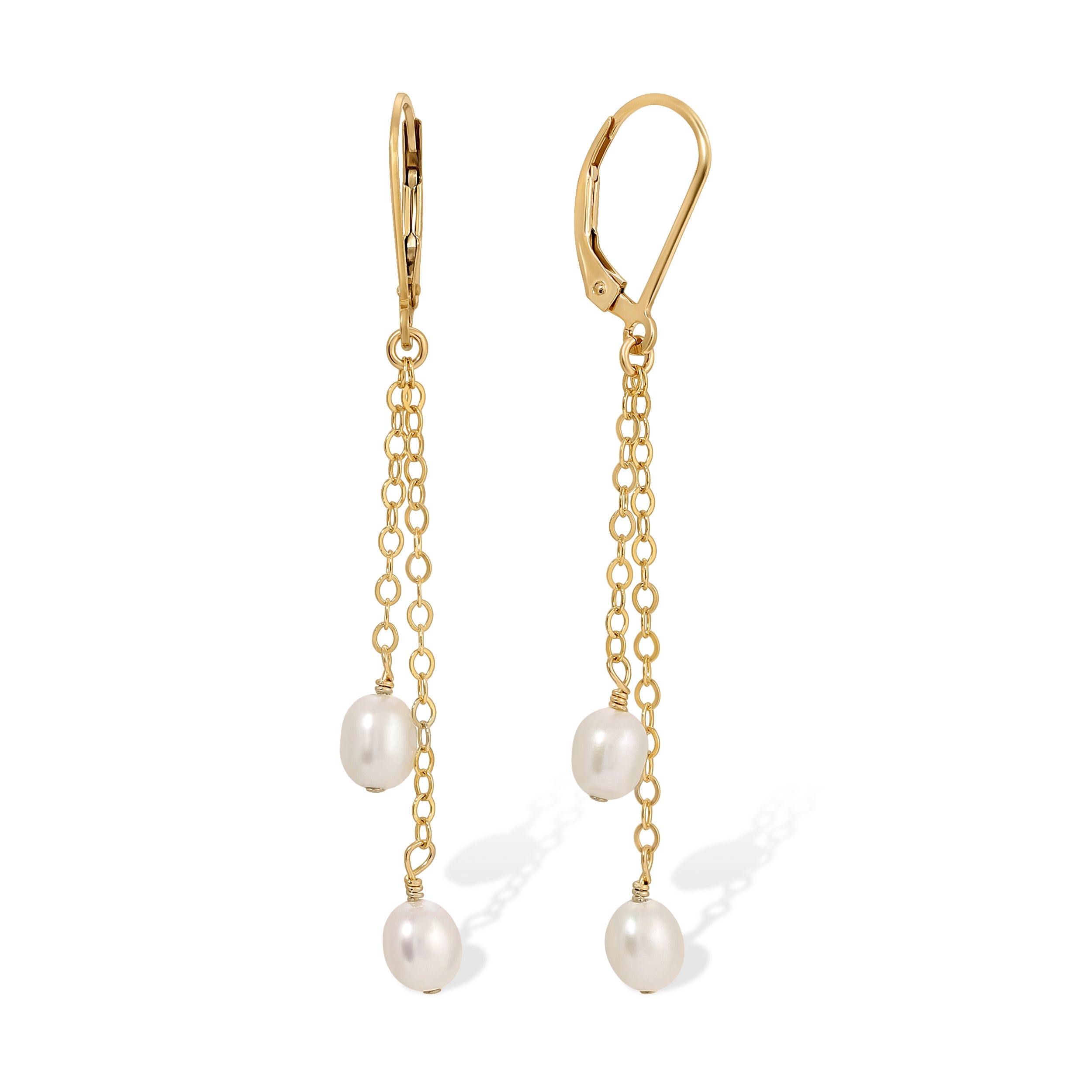 Dangle Pearl Earrings