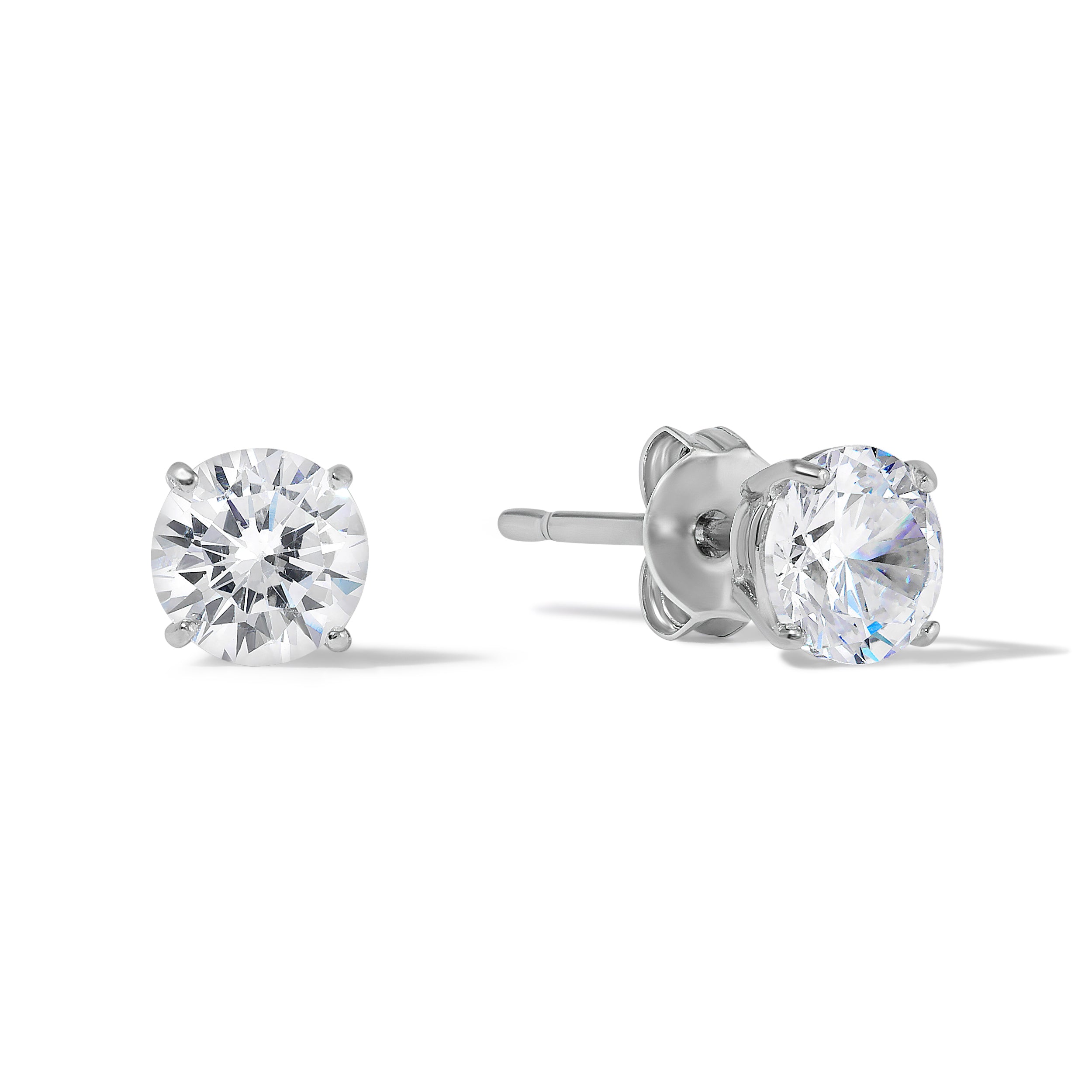 Round CZ Studs