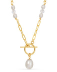 Pearllia Toggle Clasp Necklace