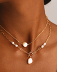 Pearllia Toggle Clasp Necklace