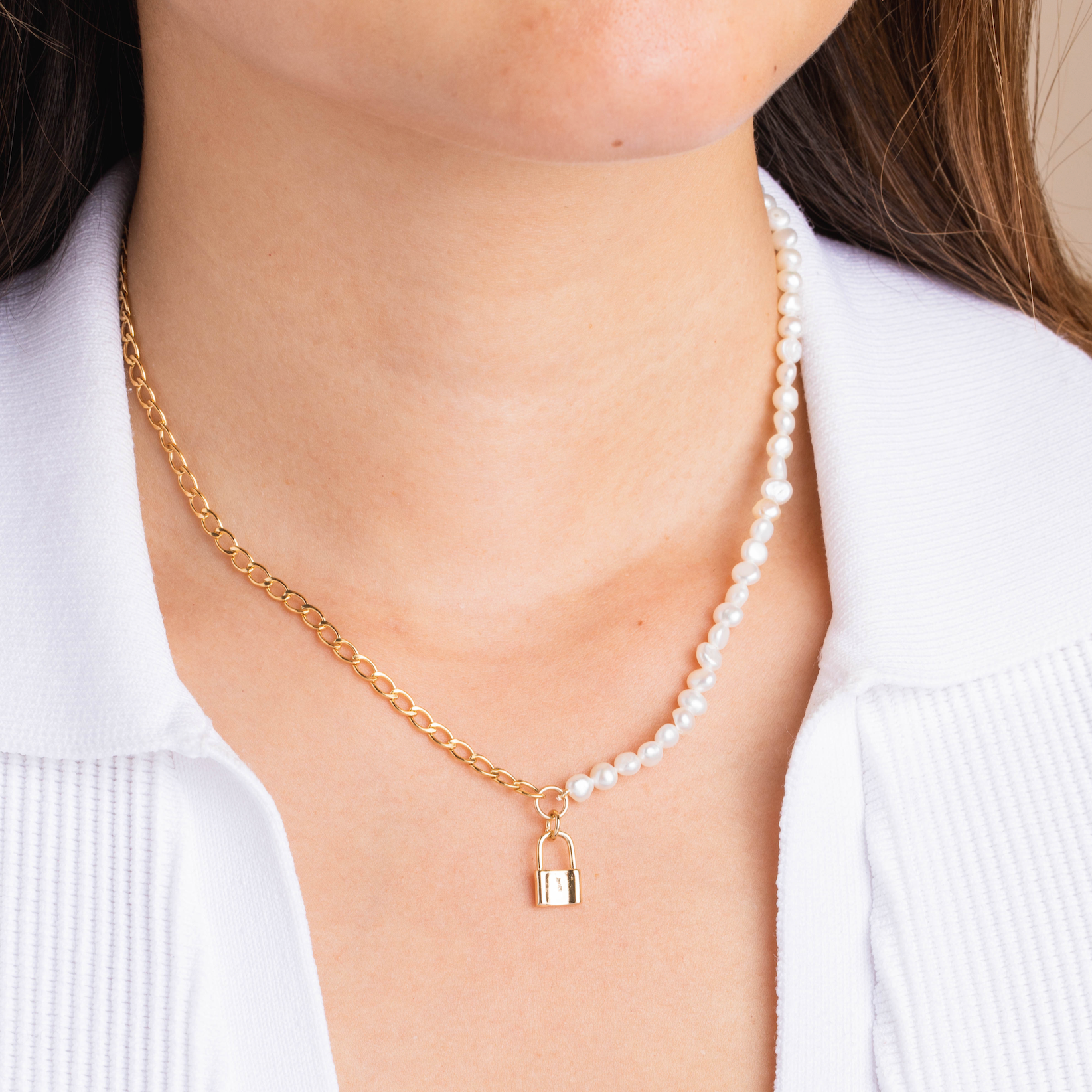 Jewelry Louis Vuitton Necklace Nanogram Pendant Gp Gold Silver