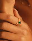 Emerald Wrap Around Ring