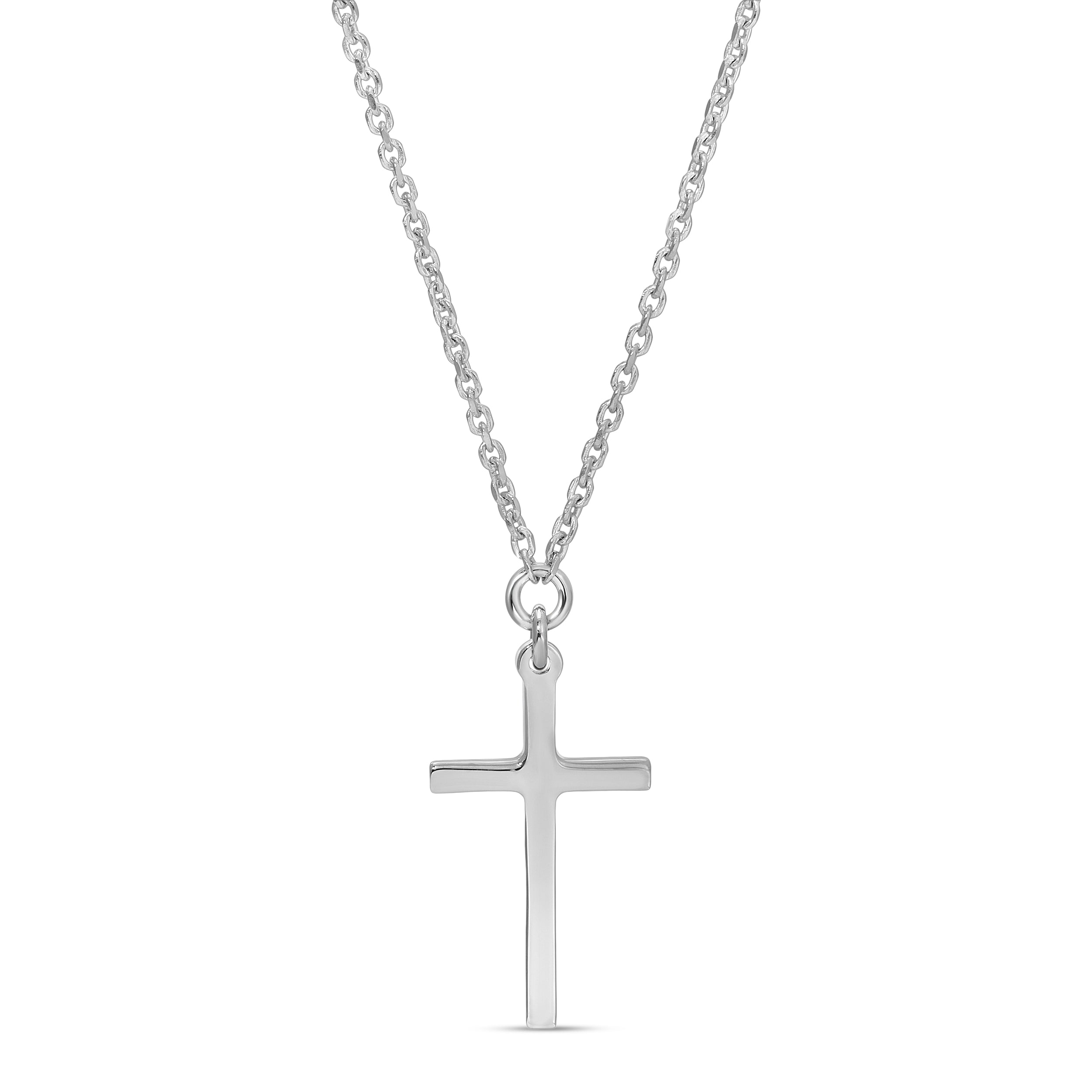 Plain cross deals necklace