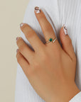 Emerald Wrap Around Ring