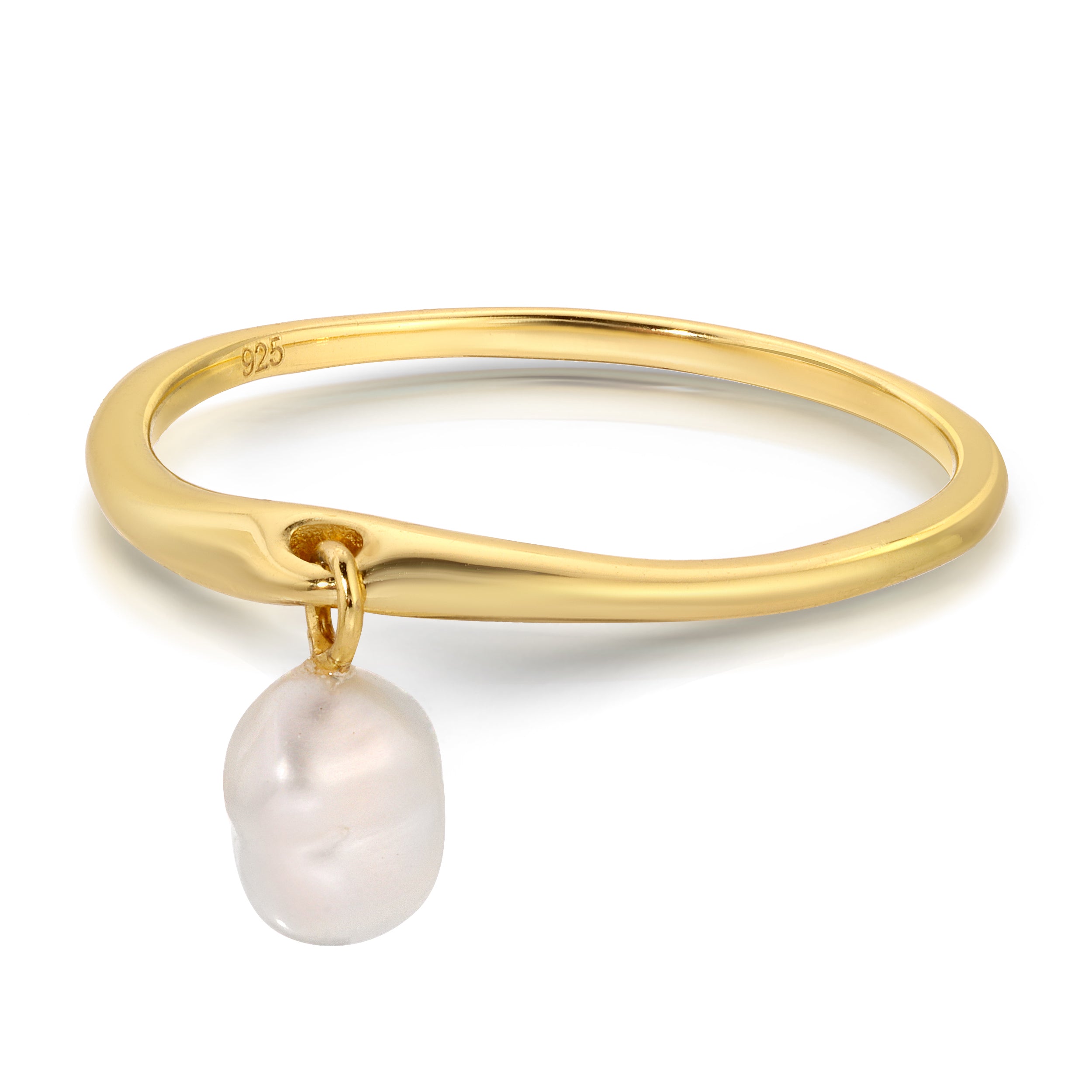 Pearl Dangle Ring